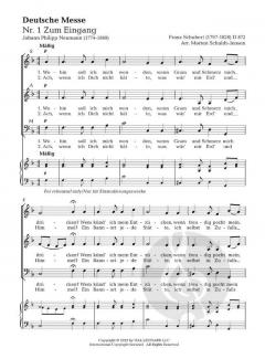 Deutsche Messe von Franz Schubert 