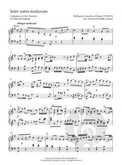 Inter natos mulierum KV 72 von Wolfgang Amadeus Mozart 