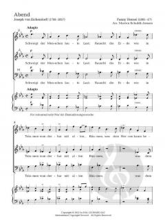 Chorlieder 1 von Fanny Hensel 