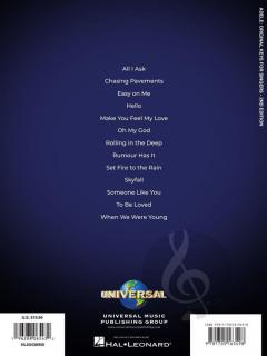 Adele - Original Keys For Singers - 2nd Edition 