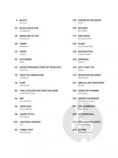 Alternative Rock Guitar Tab Anthology 