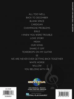 Taylor Swift for Piano Solo - 3rd Edition 