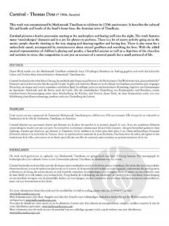 Carnival von Thomas Doss 