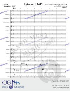 Agincourt 1415 von Matthew Schoendorff 