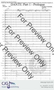 Dante 1: Prologue von Randall D. Standridge 