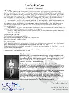 Starfire Fanfare von Randall D. Standridge 