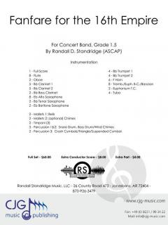 Fanfare for the 16th Empire von Randall D. Standridge 