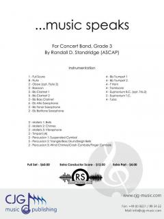 music speaks von Randall D. Standridge 