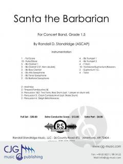 Santa the Barbarian von Randall D. Standridge 