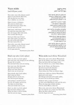 Veyn nisht - Don't Cry von Bernd Franke 