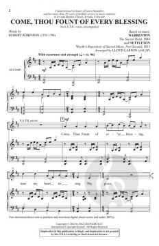 Come, Thou Fount of Every Blessing 