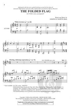 The Folded Flag von Joseph M. Martin 