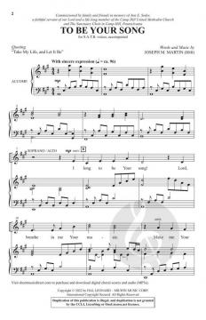 To Be Your Song von Joseph M. Martin 