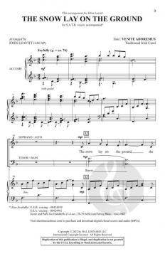 The Snow Lay on the Ground 