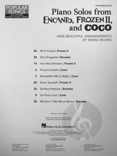 Piano Solos from Encanto, Frozen II, and Coco 