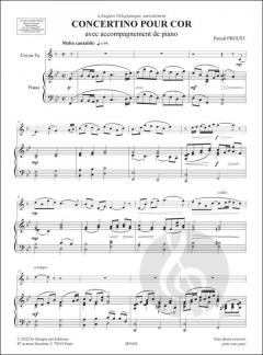 Concertino per Cor von Pascal Proust 