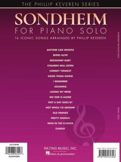 Sondheim for Piano Solo von Stephen Sondheim 