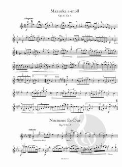 Das Chopin-Album für die Violine von Frédéric Chopin im Alle Noten Shop kaufen