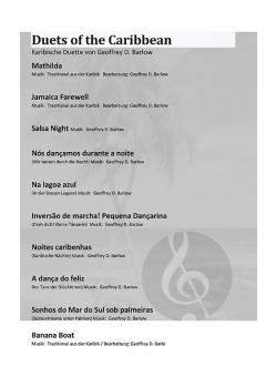 Duets of the Caribbean von Geoffrey D. Barlow 