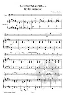 Konzertwalzer Nr. 3 op. 39 von Ferdinand Büchner 