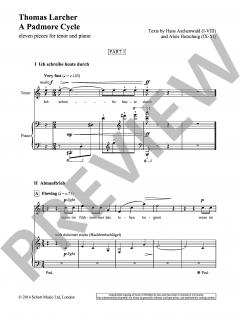 A Padmore Cycle von Thomas Larcher (Download) 