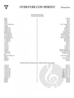 Overture con Spirito von Thomas Doss 