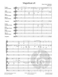 Magnificat à 8 - Pappeinband von Pietro Paolo Sabbatini 