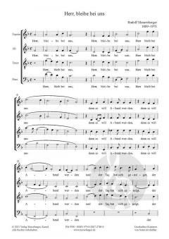Herr, bleibe bei uns von Rudolf Mauersberger 
