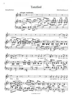 5 Lieder op.5 von Ethel Smyth 