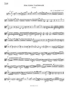 Eine kleine Nachtmusik von Wolfgang Amadeus Mozart 