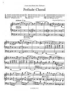 Prélude-Choral pour Grand Orgue op.25 von Charles Paul Florimond Quef 