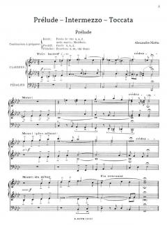Prelude - Intermezzo - Toccata von Alexandre Mottu 