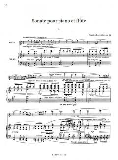 Sonate für Klavier und Flöte op.52 von Charles Koechlin im Alle Noten Shop kaufen
