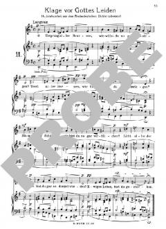 12 geistliche Lieder für Singstimme und Klavier (Orgel) op.137 von Max Reger 