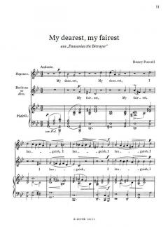 6 Duette für zwei Singstimmen und Klavier von Henry Purcell 