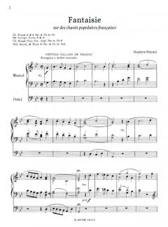 Fantasie über französische Volkslieder für Orgel von Gustave Ferrari im Alle Noten Shop kaufen