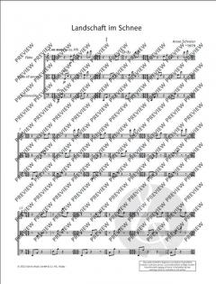 Landschaft im Schnee  von Anno Schreier 