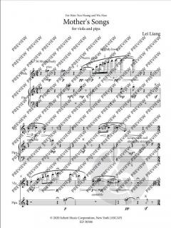Mother's Songs von Lei Liang 