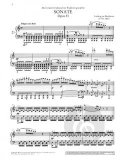 Klaviersonate op. 53 von Ludwig van Beethoven im Alle Noten Shop kaufen