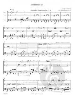 3 Preludes von George Gershwin 