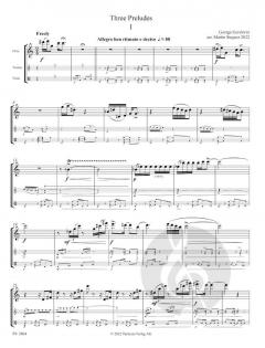 3 Preludes von George Gershwin 