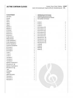 As The Curtain Closes von Jan van der Roost 