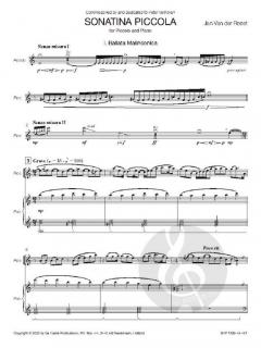 Sonatina Piccola von Jan van der Roost 