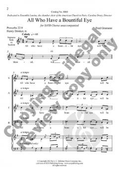 All Who Have a Bountiful Eye von Fred Gramann 