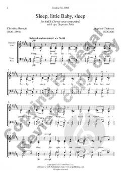 Sleep, little Baby, sleep von Stephen Chatman 