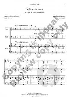 White moons von Stephen Chatman 