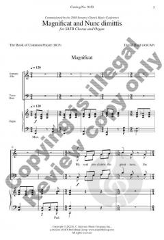 Magnificat and Nunc dimittis von David Hurd 