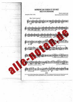 Morgens um 7 ist die Welt noch In Ordnung (James Last) 