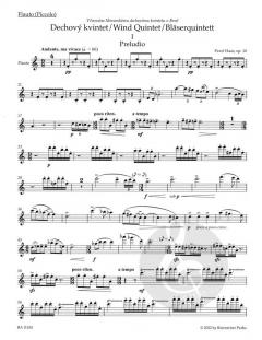 Bläserquintett op. 10 von Pavel Haas 