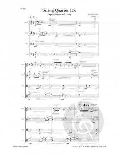 String Quartet 1.5: Experiments in Living von George E. Lewis 